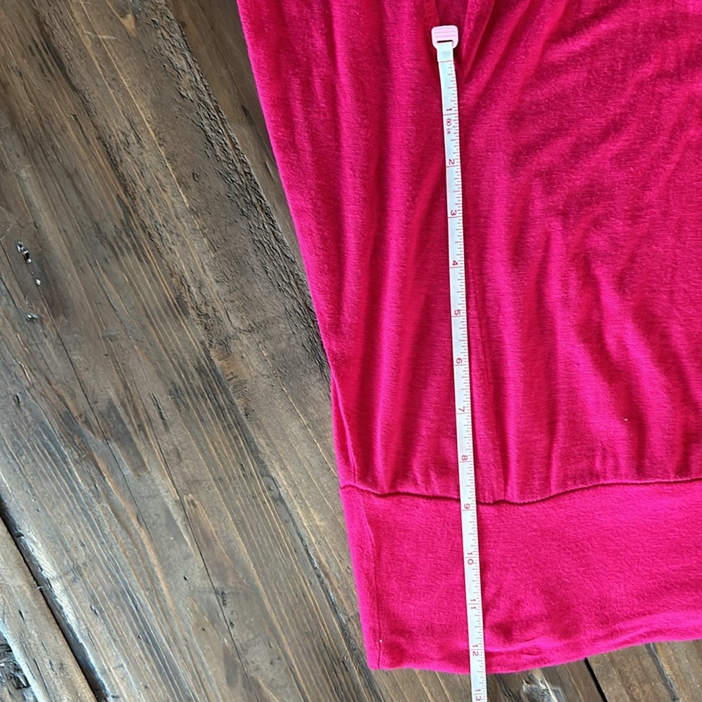 Hot pink double slit maxi skirt - Picture 6 of 6